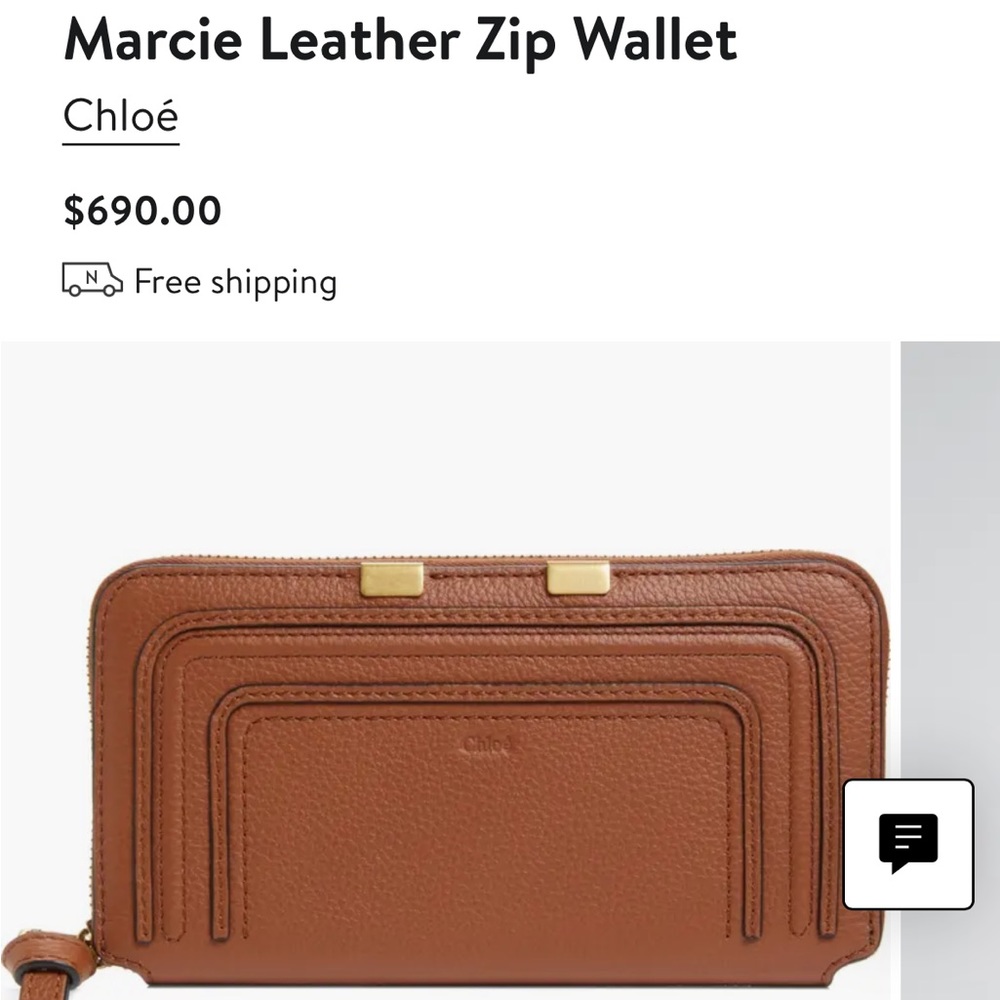 Marcie Leather Zip Wallet